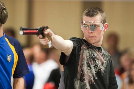 10m Air Pistol M- Swiss’s Grunder shot a record match