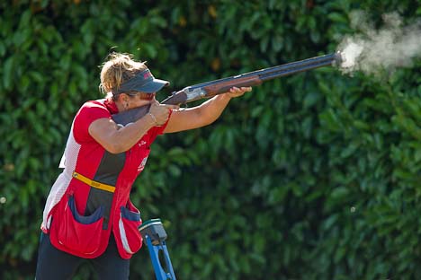 USA’s Dunn claimed the Skeet Women Gold