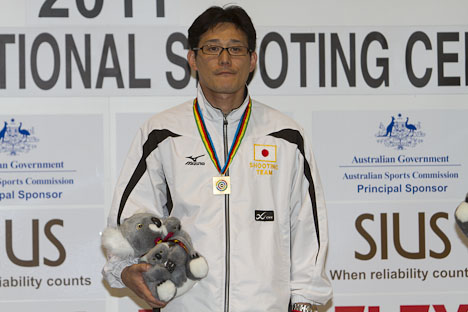 Matsuda dedicates Air Pistol Men Gold to wounded Japan