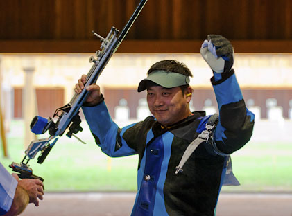 China’s Wang won 50m Rifle Prone Final by 0.2 at last shot