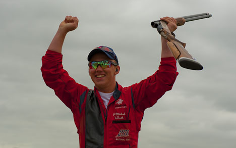 Junior World Champ McGrath (USA) won Skeet Gold
