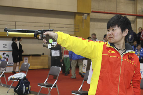 China’s Sun stole Kostevych’s show to win Air Pistol Gold