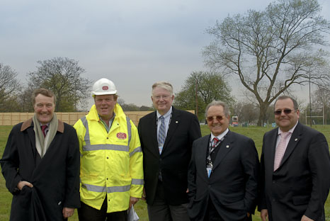 London Olympic Shooting venue construction underway