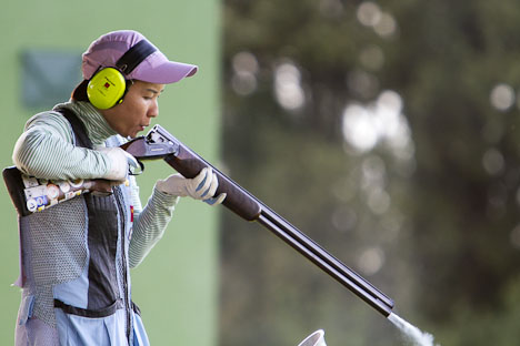 Three World Champs fought for today’s Trap Women title