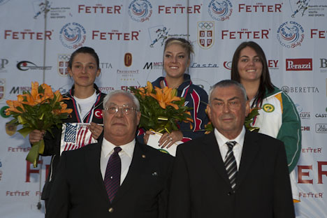 Beaman won Trap Women Junior match, lifting USA in the lead