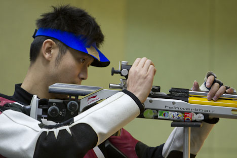 Zhu set a new 10m Air Rifle Men final world record