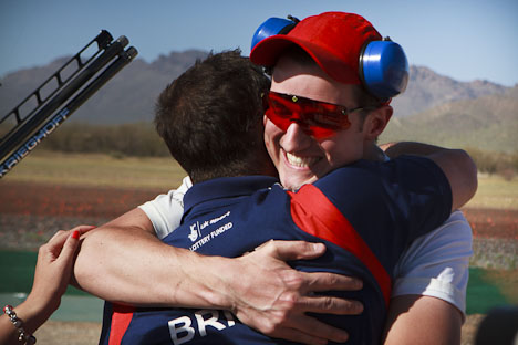 Great Britain’s Olympic hope Wilson sets new Double Trap record 