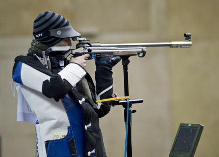 Italy’s Campriani secures the 50m Rifle 3 Positions Gold