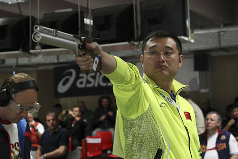 China’s Tan comes back in Milan to win the 10m Air Pistol Men final