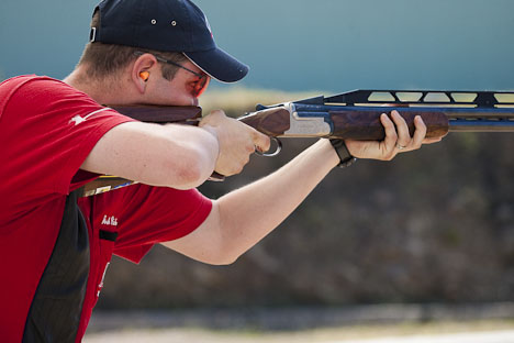 -9 to the Games. Double Trap: Two targets, two shots, one winner