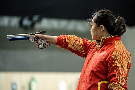 Guo confirms her 10m Air Pistol Women title 