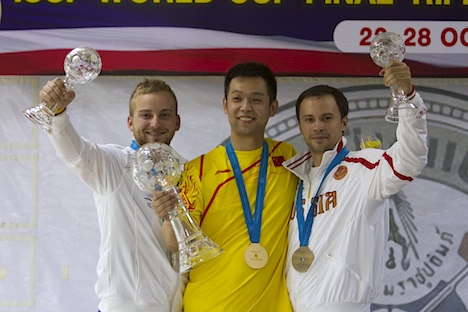 2004 Olympic Champ Zhu clinched Air Rifle World Cup trophy by 0.3