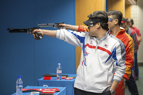 Olympic Pistol Champ Jin came back, placing Zlatic in second