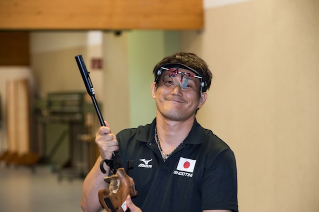 Japan's Matsuda won the 50m Pistol final. 'I want the World Championship title'
