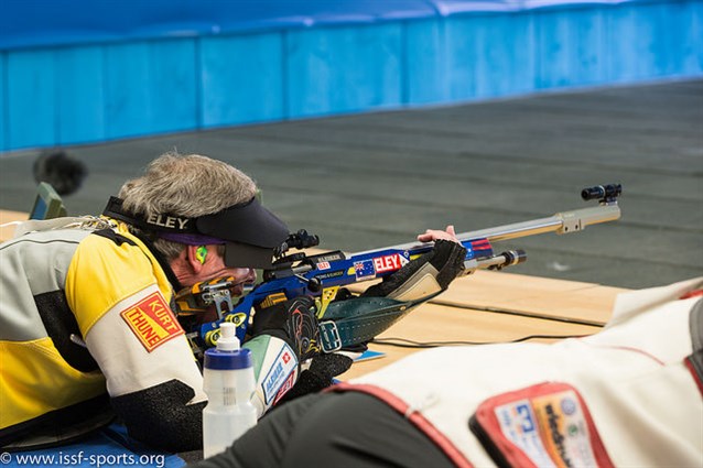 50m Rifle Prone: Australia's Potent wins the world title in Granada, and plans for Rio 2016