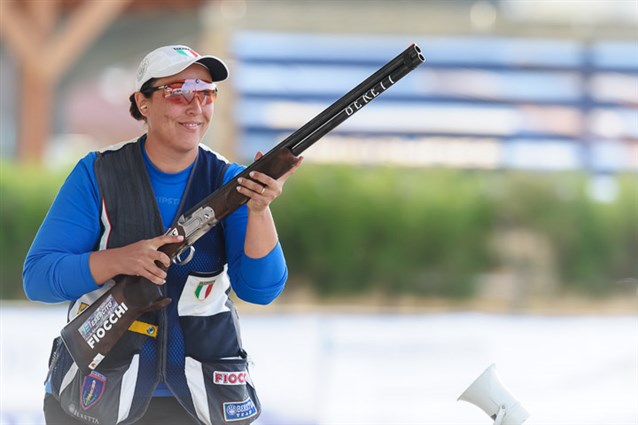 Bacosi wins her second skeet world cup Gold of the season at Larnaca's opening event