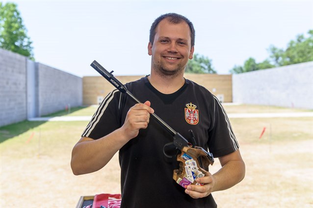 Mikec pockets 50m Pistol Gold and Rio 2016 Quota for Serbia on the lines of his “lucky range”