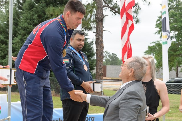 Michael Mcphail wins USA's first Gold medal at the ISSF World Cup in Fort Benning