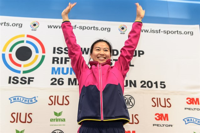 Yi Siling claims China's second consecutive Gold at the ISSF World Cup stage in Munich