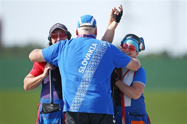 Junghaenel wins Gold and Olympic quota, Mixed Team Trap goes to Slovakia
