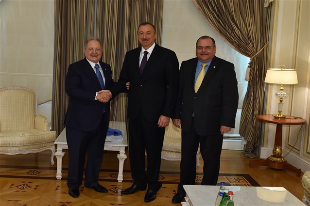 ISSF President and Secretary General met Azerbaijan's President Ilham Aliyev in Baku