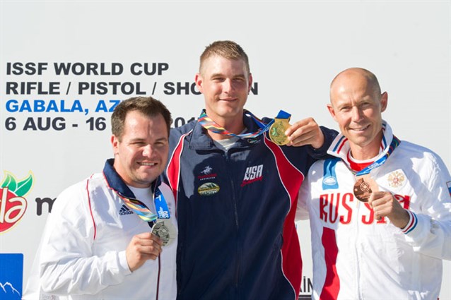 Eller (USA) wins gold, Britain and Germany get quotas at Gabala Double Trap