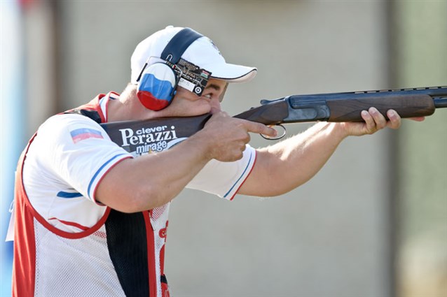 Russia's Trap champion Alipov claims the last gold of the ISSF World Cup in Gabala