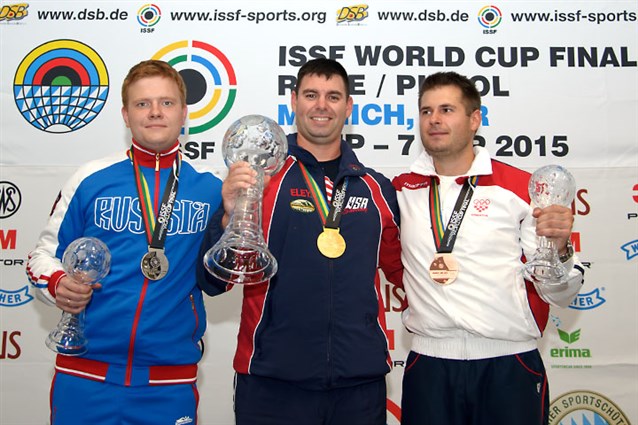 USA's Mcphail secures men's 50m Rifle Prone title at the ISSF World Cup in Munich