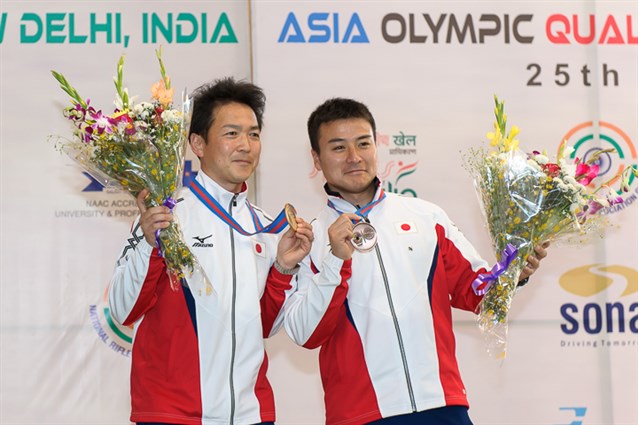Japan takes all in the 25m Rapid Fire Pistol Men: Gold, Bronze and two Olympic quotas