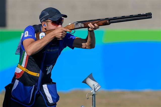 Italy’s Gabriele Rossetti adds a Skeet Olympic gold to his family’s medals showcase 
