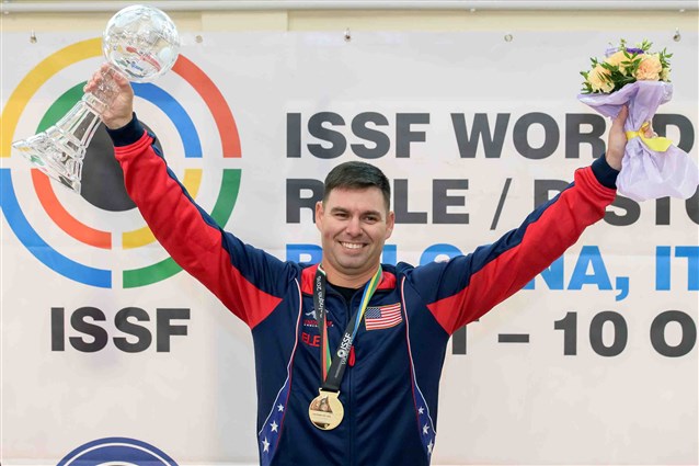 McPhail seals a “bitter-sweet season” winning his second ISSF World Cup title back-to-back