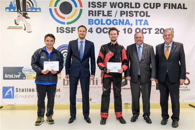 Champions Trophy: Rai and Kamenskiy win the competition sponsored by SIUS and ISSF