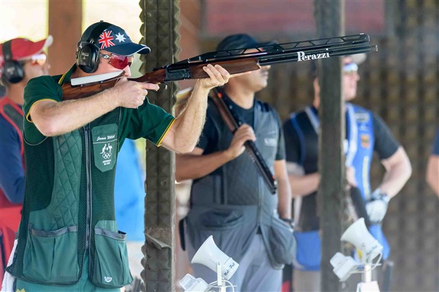 Australia’s Willett beats USA’s Holguin to win Double Trap title at the ISSF World Cup Final