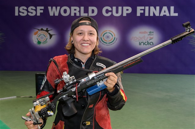 Jolyn Beer emerges from a thrilling match to claim her first ISSF trophy