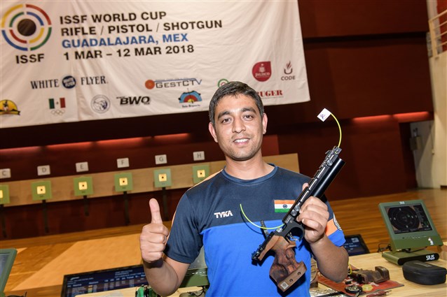 Shahzar Rizvi marks his World Cup debut with a gold medal-World Record combo