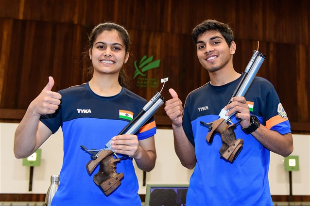 Anmol and Bhaker dominate the Air Pistol Mixed Team final, win India’s 7th gold in Sydney