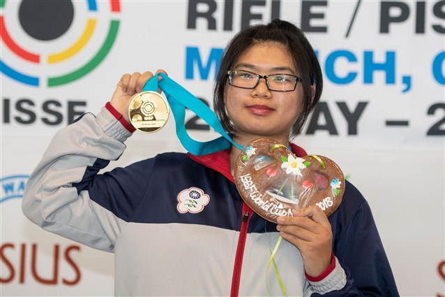 Lin Ying-Shin claims first gold of the ISSF World Cup in Munich