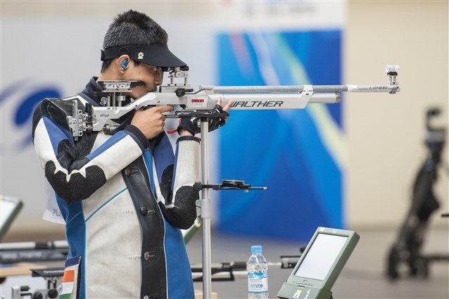16-year-old Hazarika wins the shoot-off to give India another junior gold