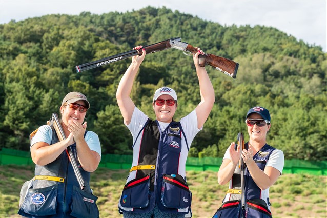 Connor leads US Team to dominate the women's Skeet event: four medals, a new record