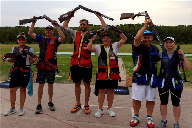 Germany’s Katrin Quooss and Paul Pigorsch win Gold in Trap Mixed Team