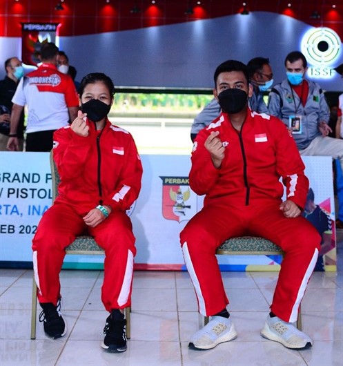 Athletes from Indonesia won 2 Gold medals and led the Medal Standing