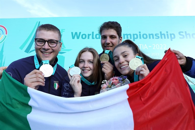 Italy wins Gold in Trap Mixed Team Junior