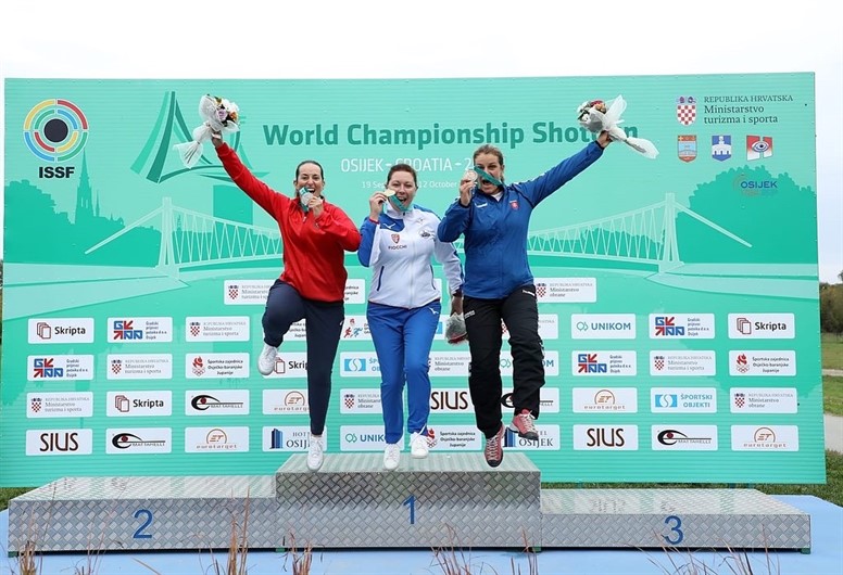French Carole CORMENIER and American Derrick Scott MEIN win the World Championship in Trap!