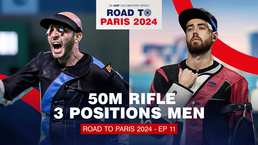 ISSF Road to Paris 2024 focus turns to the 50m Rifle 3 positions men event