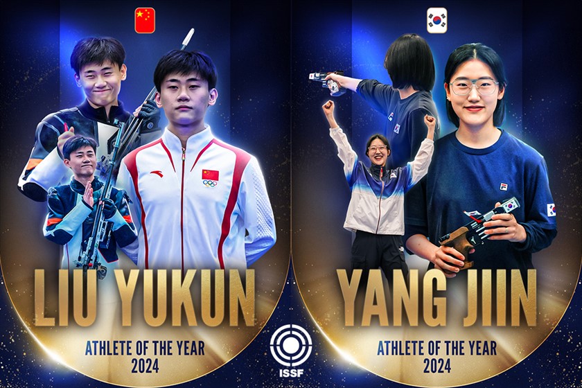 Yang and Liu named ISSF Athlete of the Year 2024