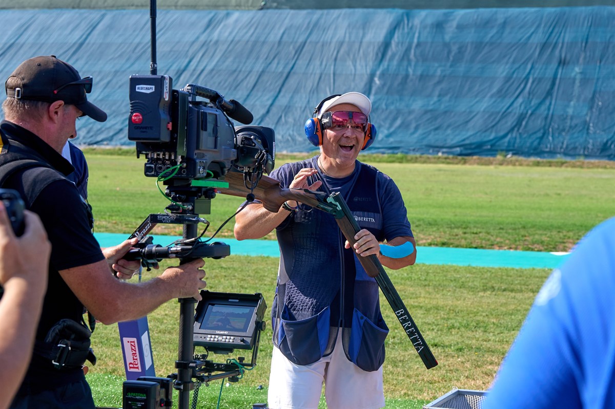 Italian icon Pellielo, age 55, wins again at Lonato ISSF World Cup