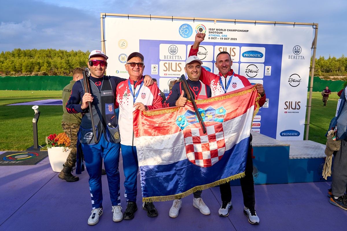Glasnovic excels for first men's trap gold at ISSF World Championship Shotgun