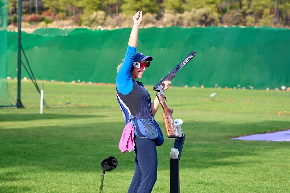 Italy's Fabbrizi and Iezzi claim trap mixed team gold in 2025 ISSF World Championship Shotgun finale