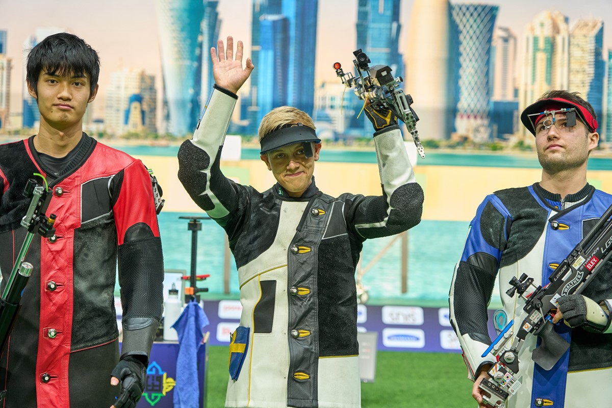 Lindgren holds nerve to win men's 10m air rifle at 2025 ISSF World Cup Final 