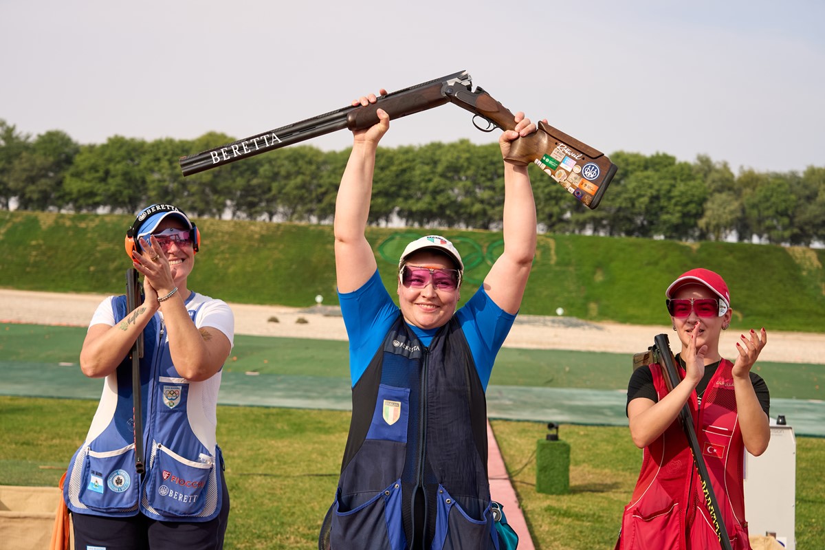 Stanco wins again in Doha for women's trap gold at 2025 ISSF World Cup Final